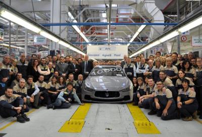 10.000 Maserati prodotte nel nuovo stabilimento a Grugliasco